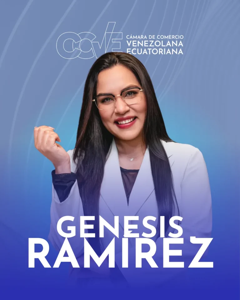 Retrato oficial de Génesis Ramírez, Secretaria de la CCVE