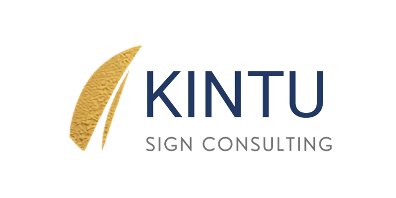 Logo de KINTU Sign Consulting, aliado estratégico de la CCVE